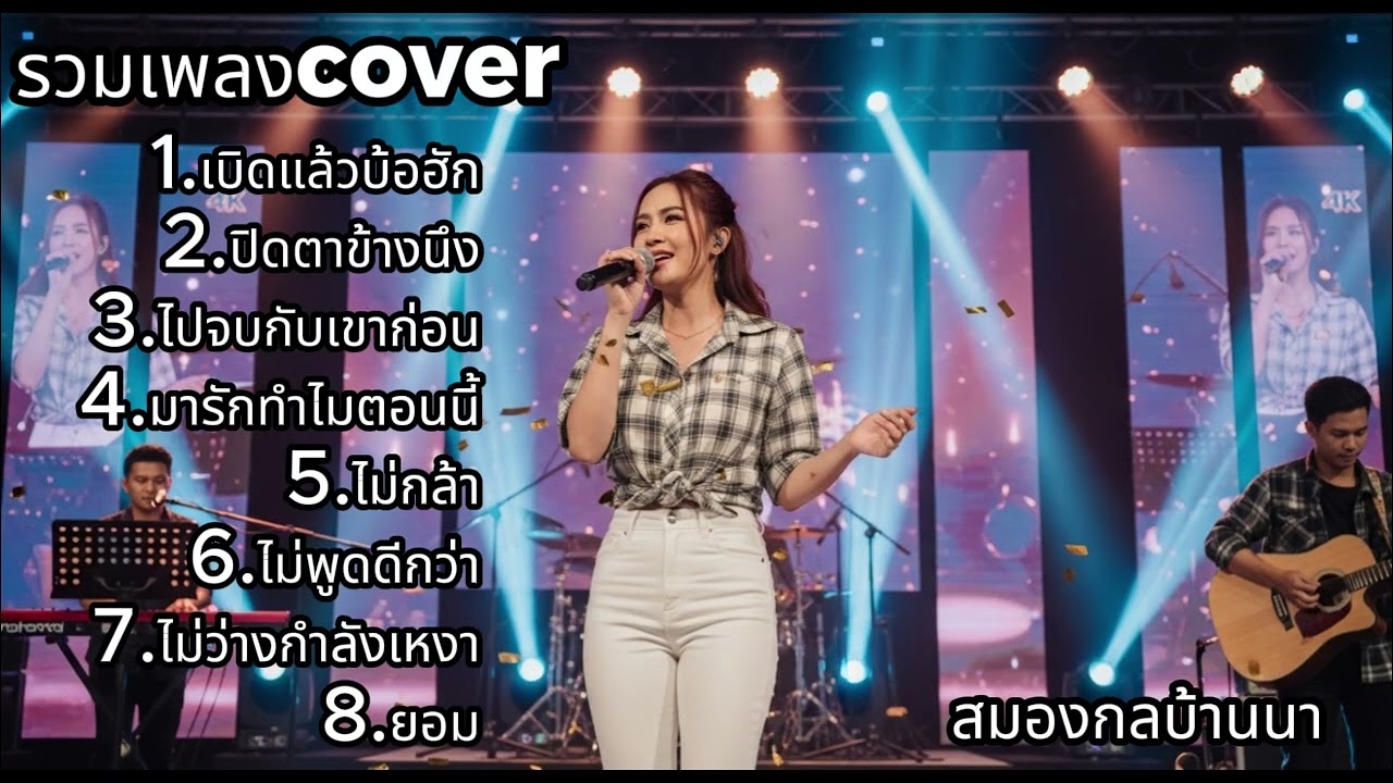 รวมเพลง Cover คุณภาพเวทีคอนเสิร์ต | สมองกลบ้านนา