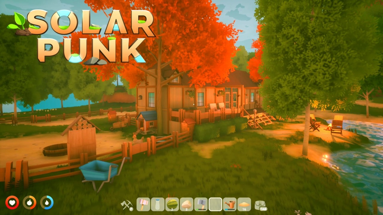 Я построил самый уютный дом в Solarpunk