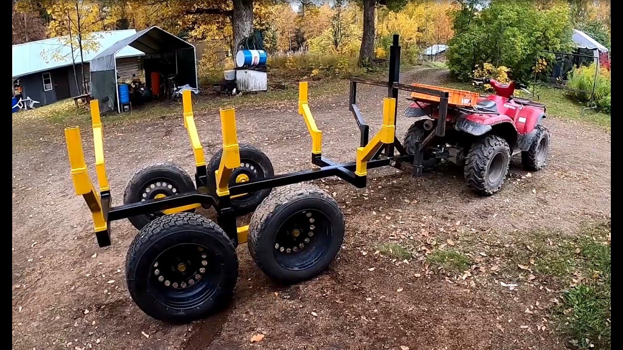 Telikärry mönkijän perään osa 1. Telipalkit