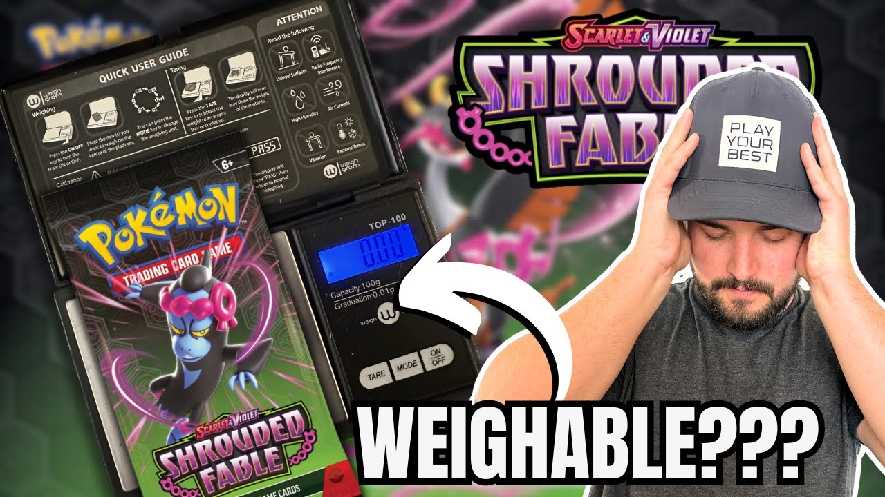 Can You Weigh Shrouded Fable Booster Packs?!?