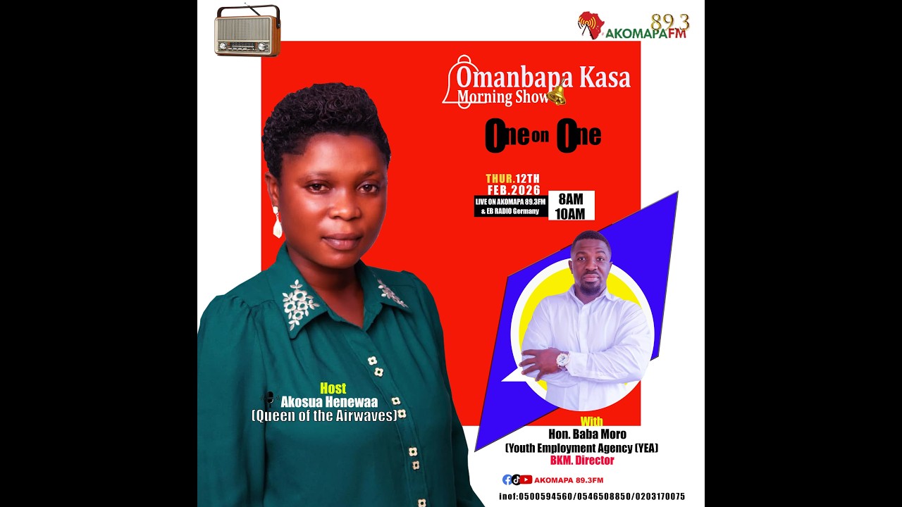 Update On Jinjini - Sampa Road One On One With YEA Director Bkm ( ( LIVE ) ) ON  Akomapa 89.3 FM