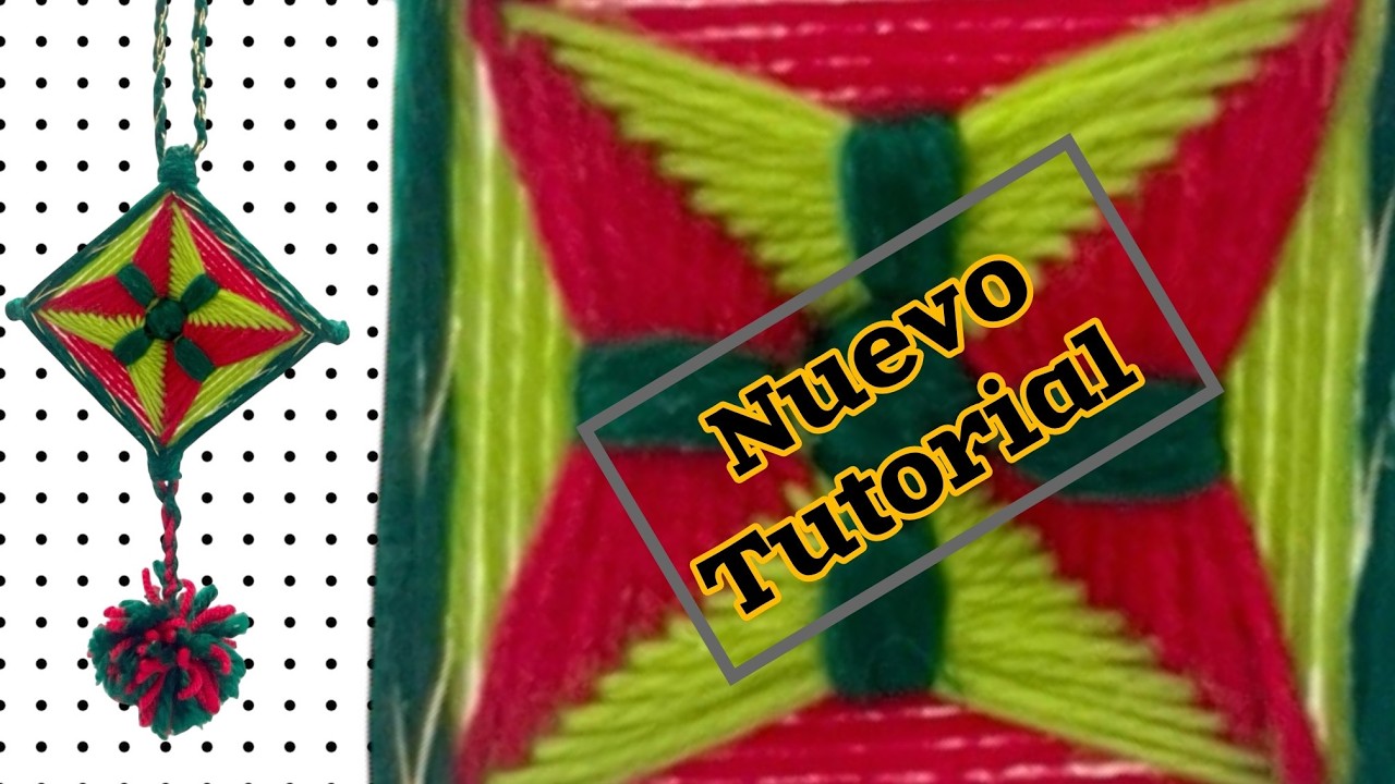 TECNICA PARCHES DE COLORES PARA MANDALAS TEJIDOS