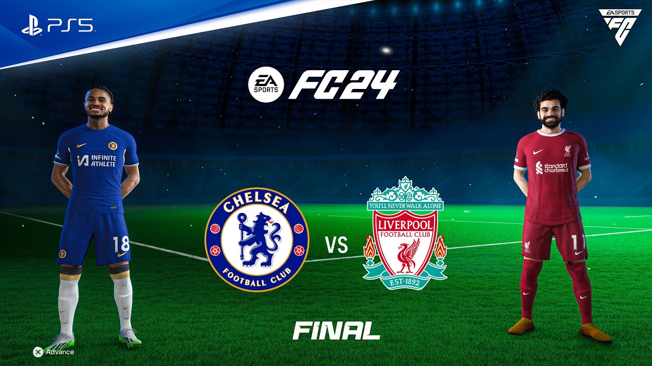 FIFA 24 — «Челси» против «Ливерпуля» — финал Кубка лиги 23/24 | PS5™ [4K60]