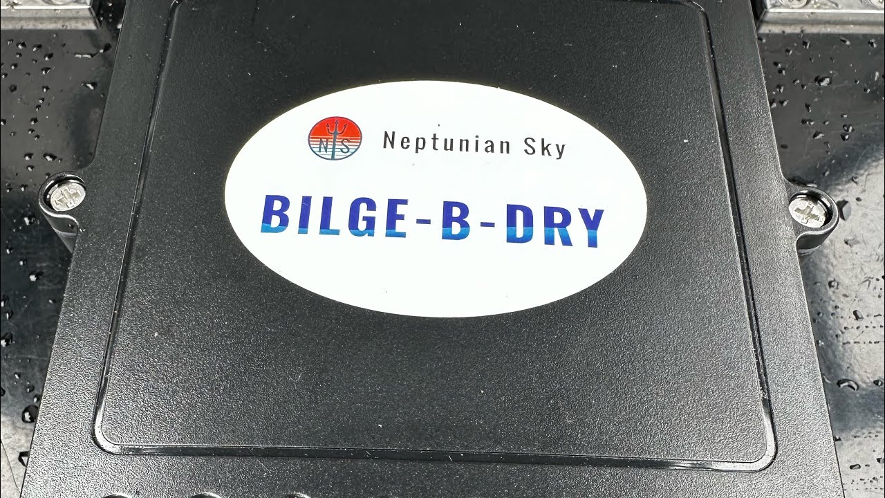 Installation of a Bilge-B-Dry bilge pump.