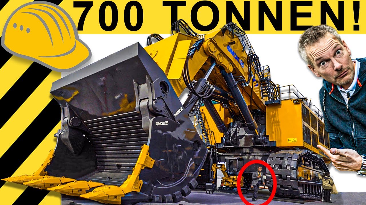 UNFASSBAR! 700 TONNEN MONSTER BAGGER aus China! | bauma China Rundgang