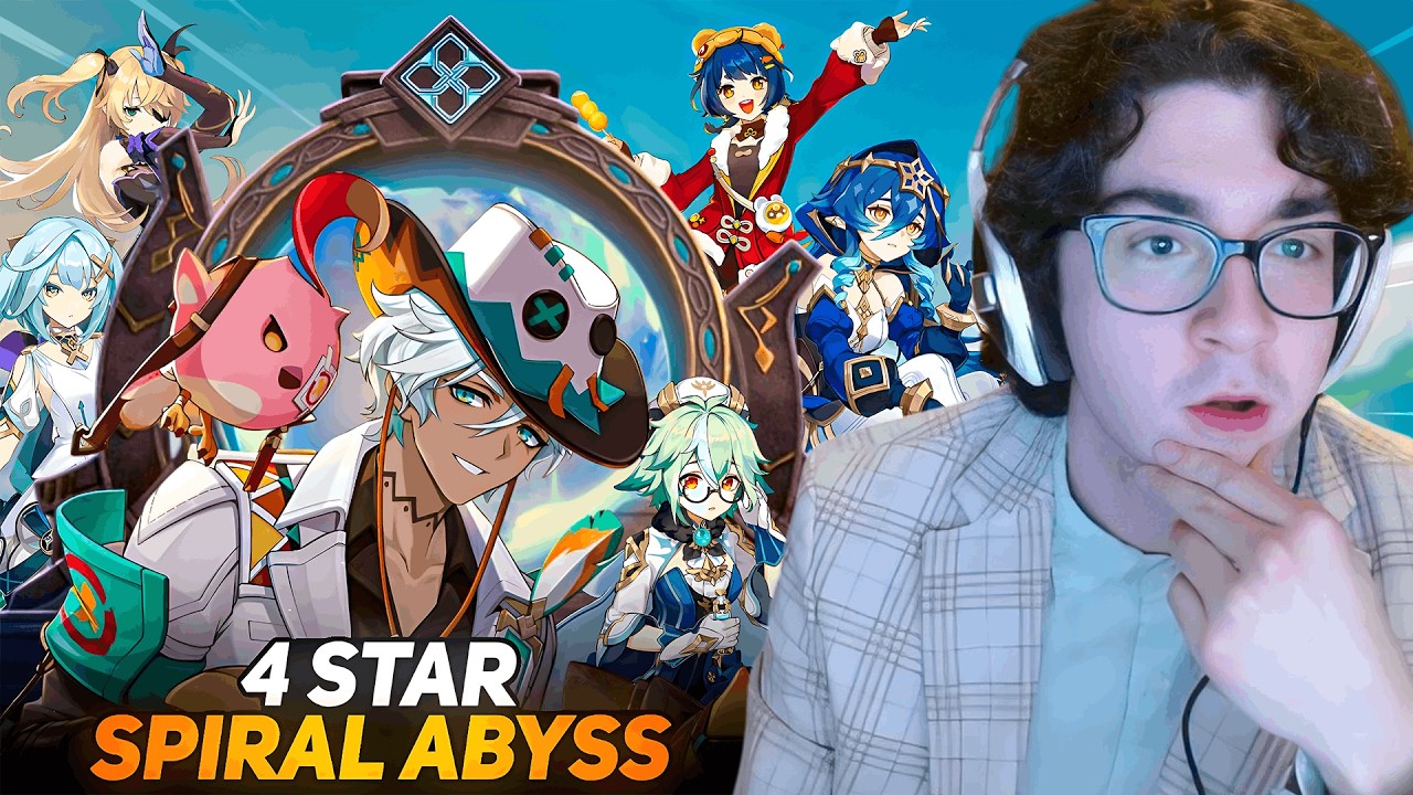 MASTERFUL 4-STAR ONLY ABYSS CLEAR (Genshin Impact)