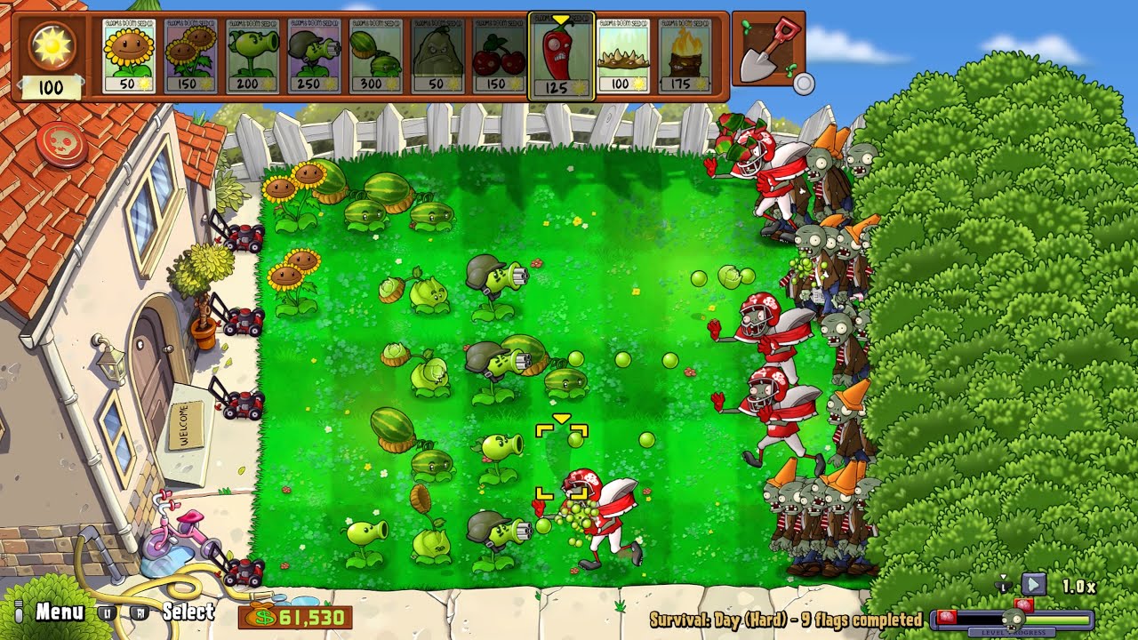 Plants vs Zombies: Replanted (Survival: Endless) pt 12 YOU CAN’T HAVE ME. I’LL GO DOWN WITH DIGNITY.