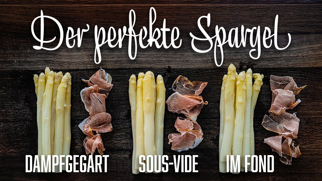 Spargel bestmöglich garen – Stephan Schnieder kocht
