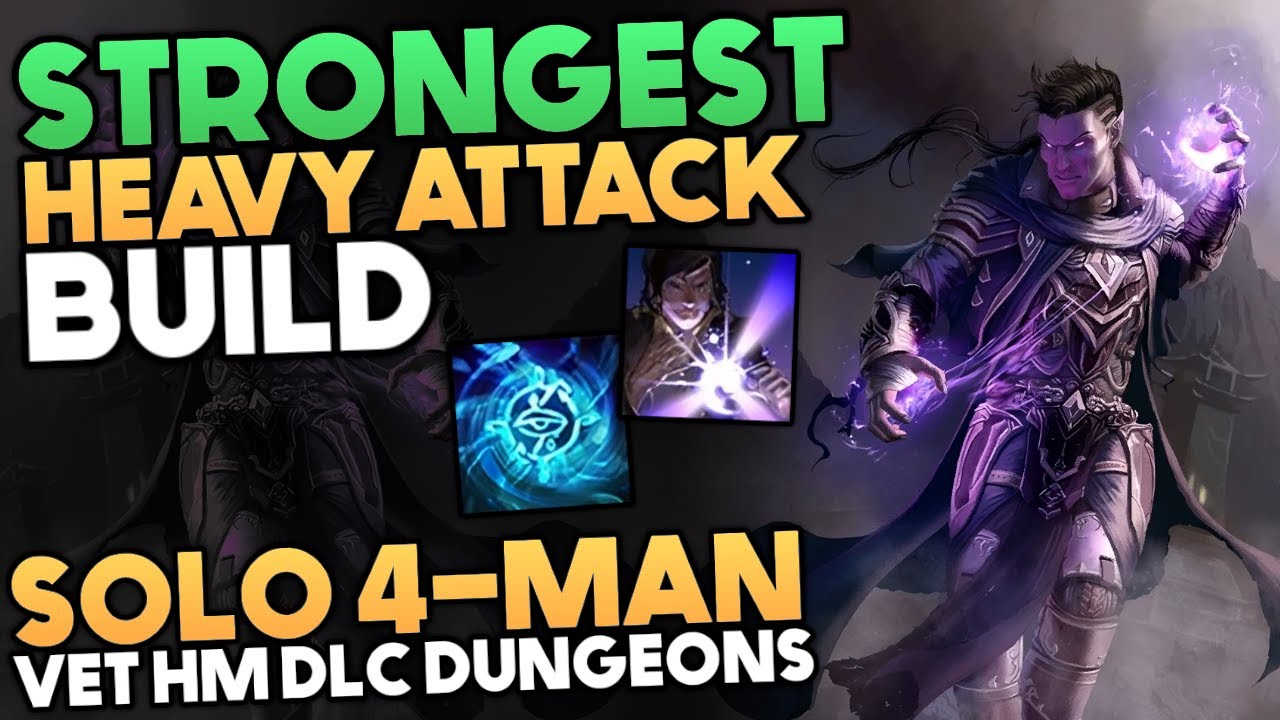 Strongest Solo Build Ever - Heavy Attack Subclass Solo Build | ESO