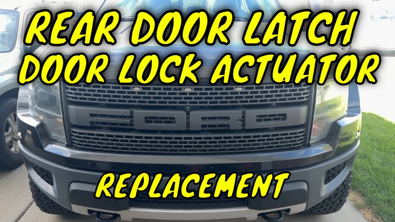 2009-2014 Ford F150 Driver Side Rear Door Latch Door Lock Actuator Replacement