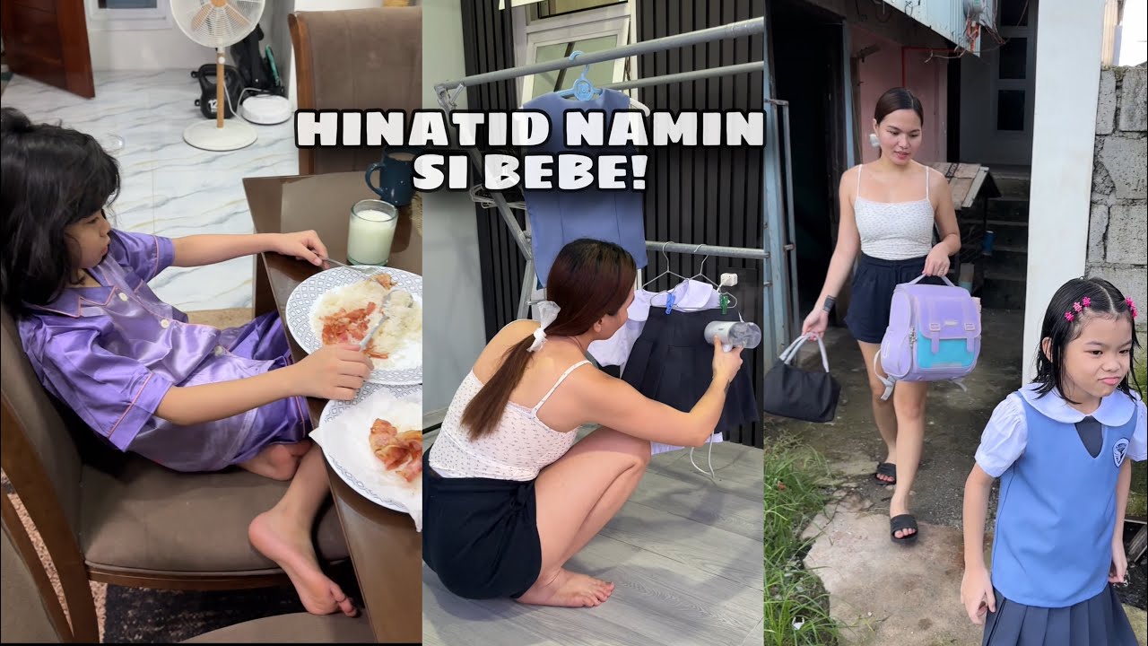 HINATID NAMIN SI BEBE SA SCHOOL 😂 | MISS GINBILOG