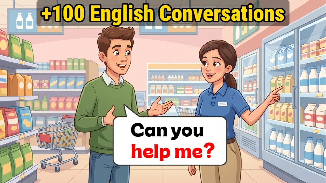 2 Hours of Simple English Conversations | Easy English for beginners (A1-A2)