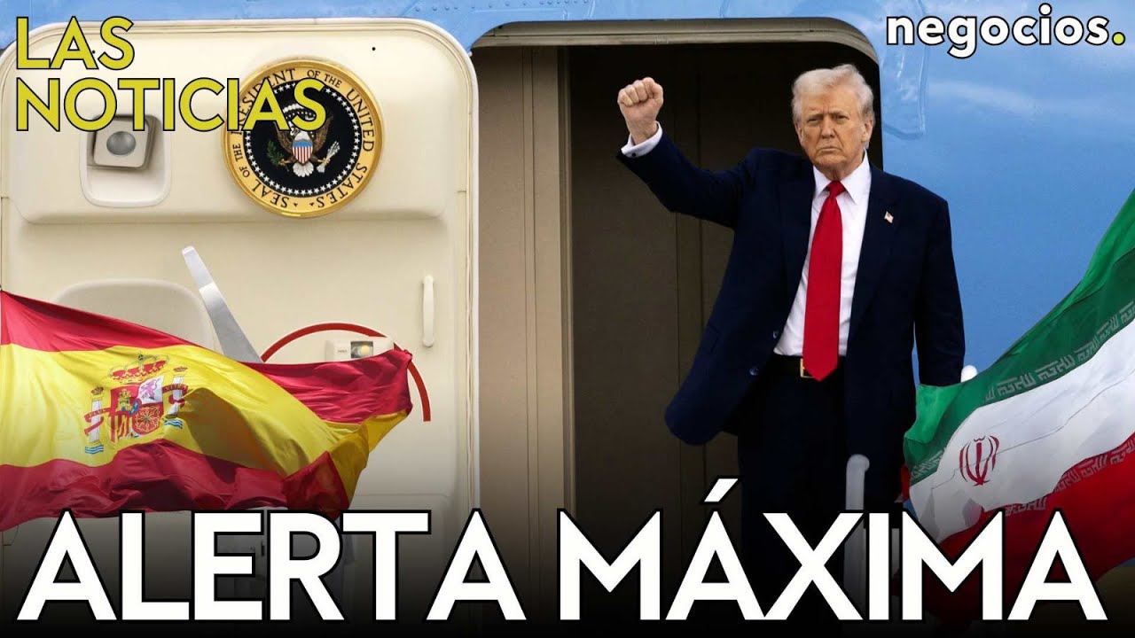 LAS NOTICIAS: Problemas con el avión de Trump, alerta máxima en Irán y caos total en España