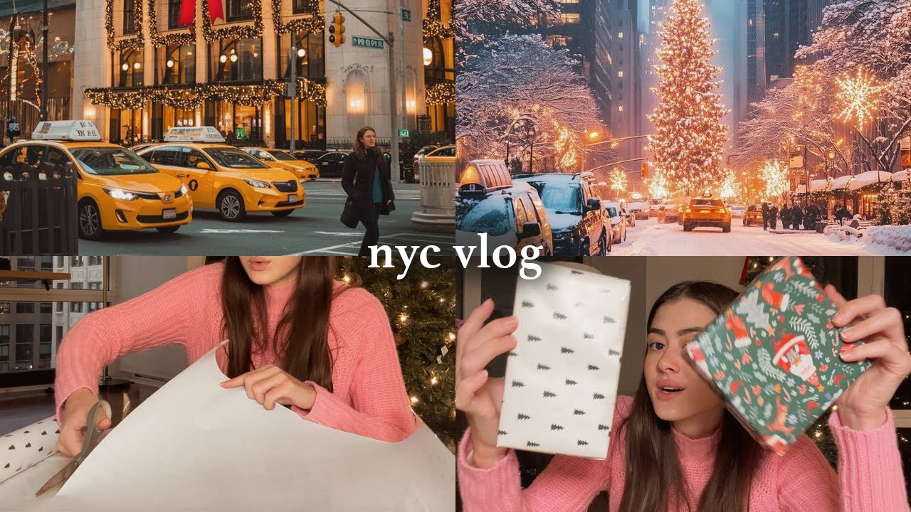 MINHA VIDA EM NY | o que fazer no inverno, feira de natal, embrulhando presentes