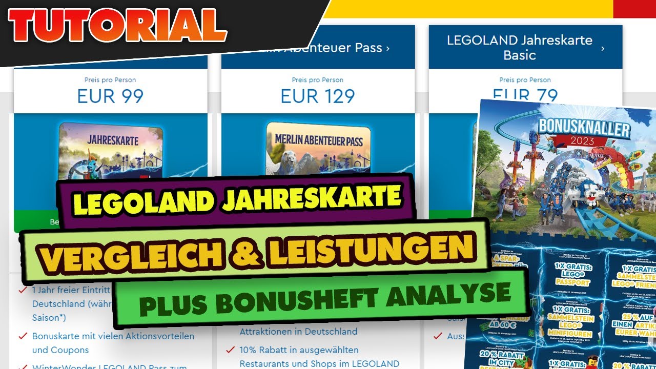 Ein MUSS: Guide: LEGOLAND Deutschland Jahreskarte 2023 - Bonusheft, Benefits und mehr!
