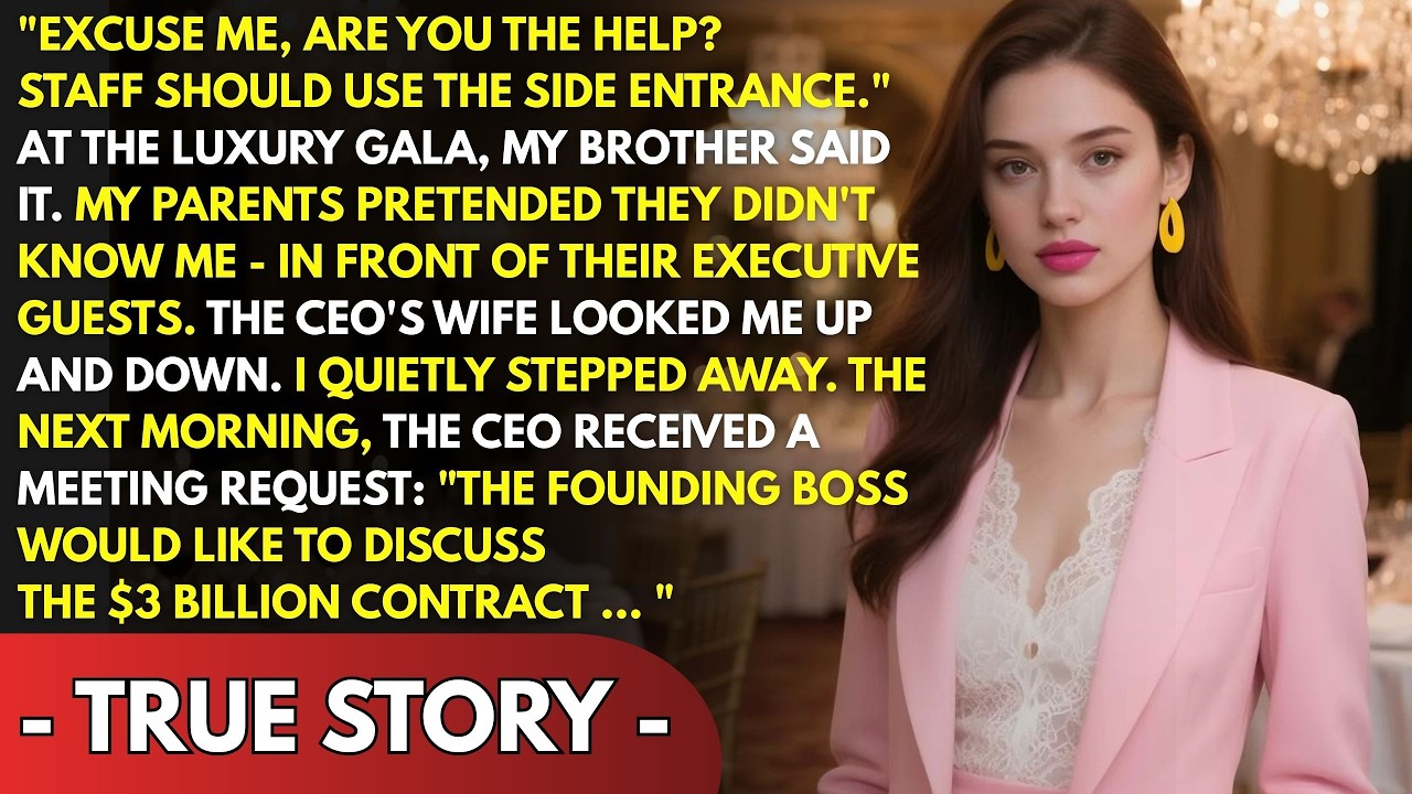 MY FAMILY CALLED ME “THE HELP” AT A LUXURY GALA DINNER—UNTIL THEY FOUND OUT I WAS THEIR SILENT BOSS