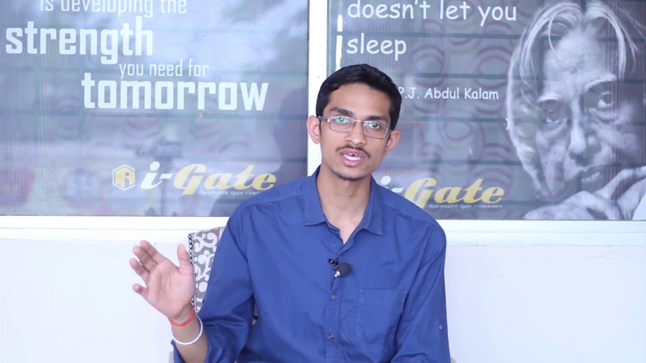 Mohnish Sinha AIR - 308 CS GATE 2018 | GATE Preparation & Strategy | iGate Topper