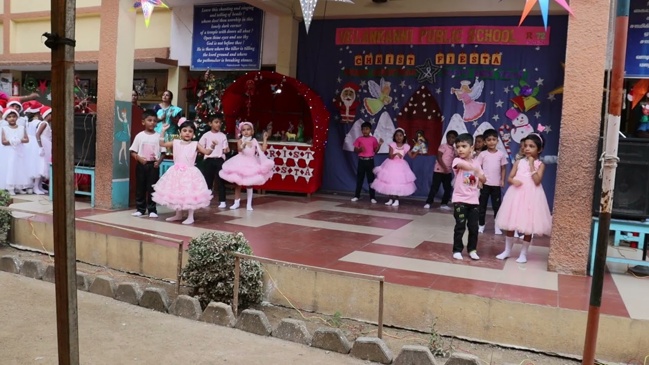 U K G Dance | Velankanni Public School | R72-Kodungaiyur | Christmas Celebration - 2023.