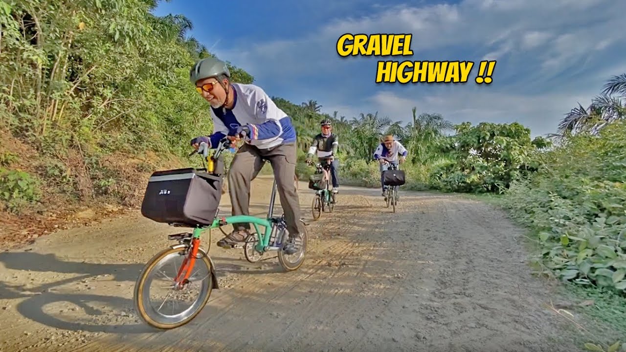 BEST GILER LAYAN ROUTE GRAVEL !! | 10 PILIHAN HELMET / TOPI KELEDAR BASIKAL LIPAT | KLANG FOLDIES