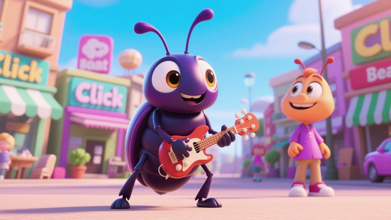 The Beetle Band Goes Click-Click! 🪲🎵 | Music Time Song