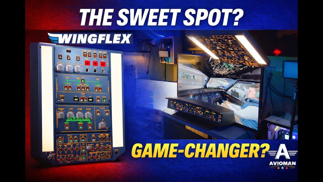 NEXT-LEVEL IMMERSION: WINGFLEX A320 OVERHEAD PANEL FULL REVIEW