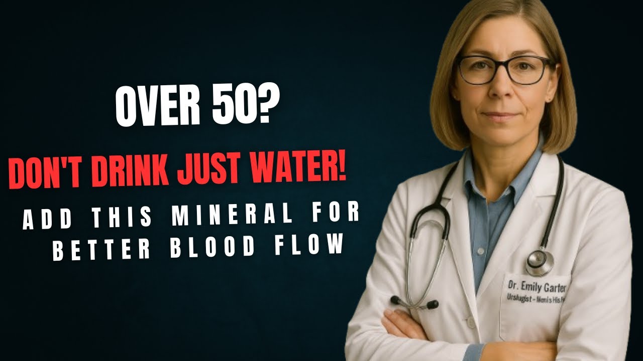 Over 50? Don’t Drink Just Water — Add This Mineral to Support Blood Circulation