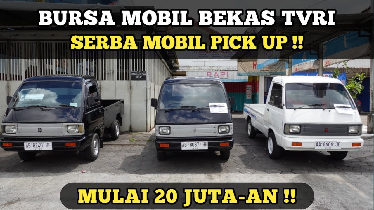 HARGA PICK UP BEKAS MULAI 20 JUTAAN‼ Di bursa tvri jogja #mobilbekas #bursamobilmurah