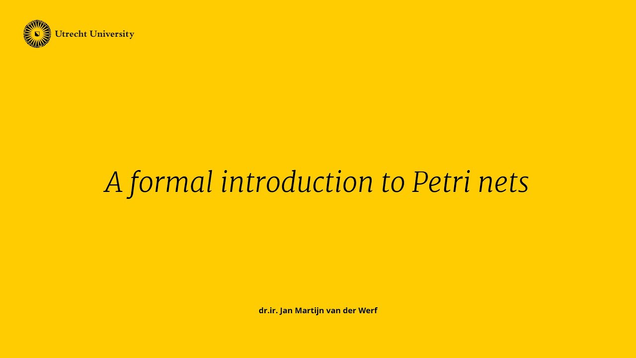 Process Modeling 12: A formal introduction to Petri nets