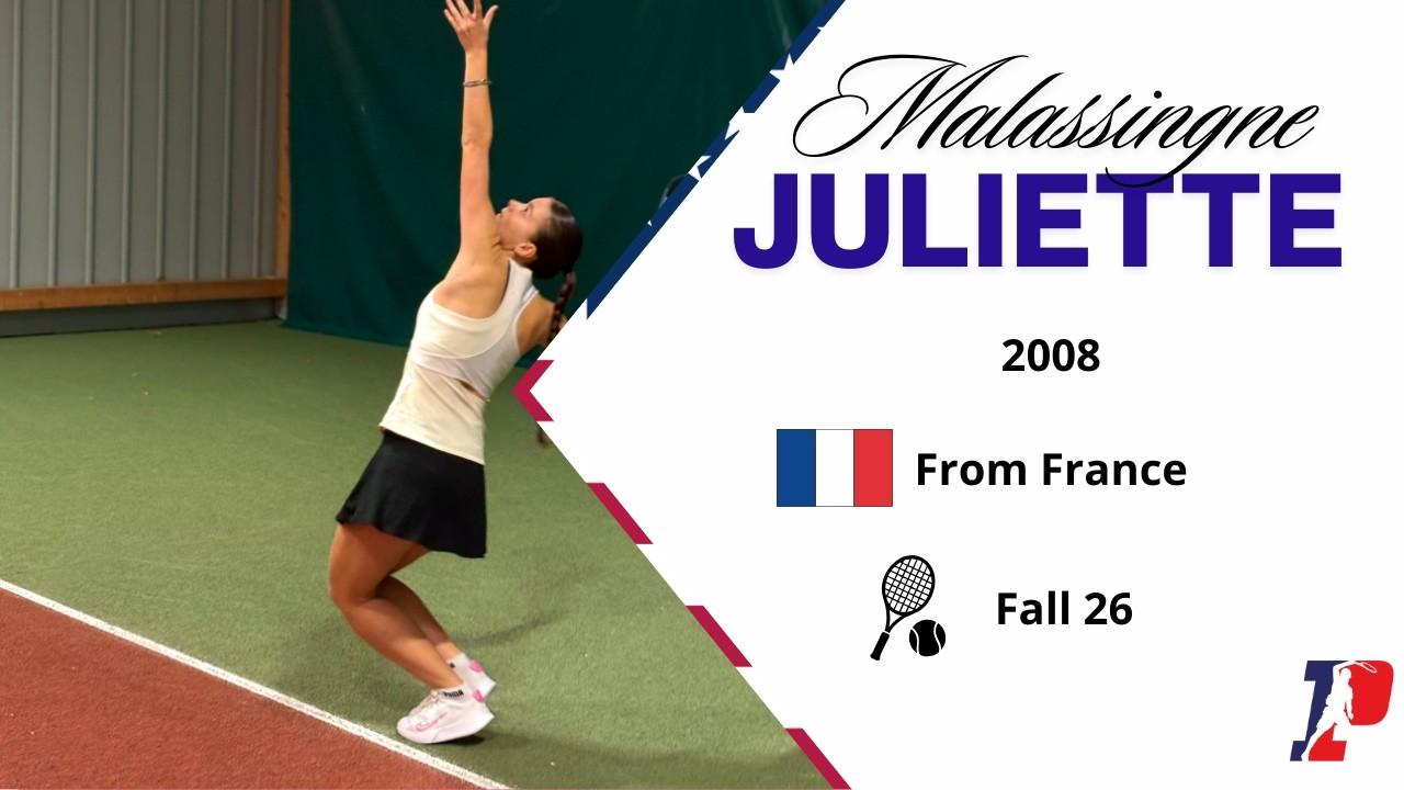 Juliette Malassingne - College Tennis (Fall 26)