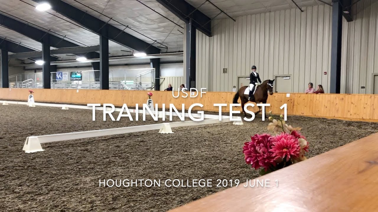 USDF Training Level Test 1 With Judges Scores & Comments