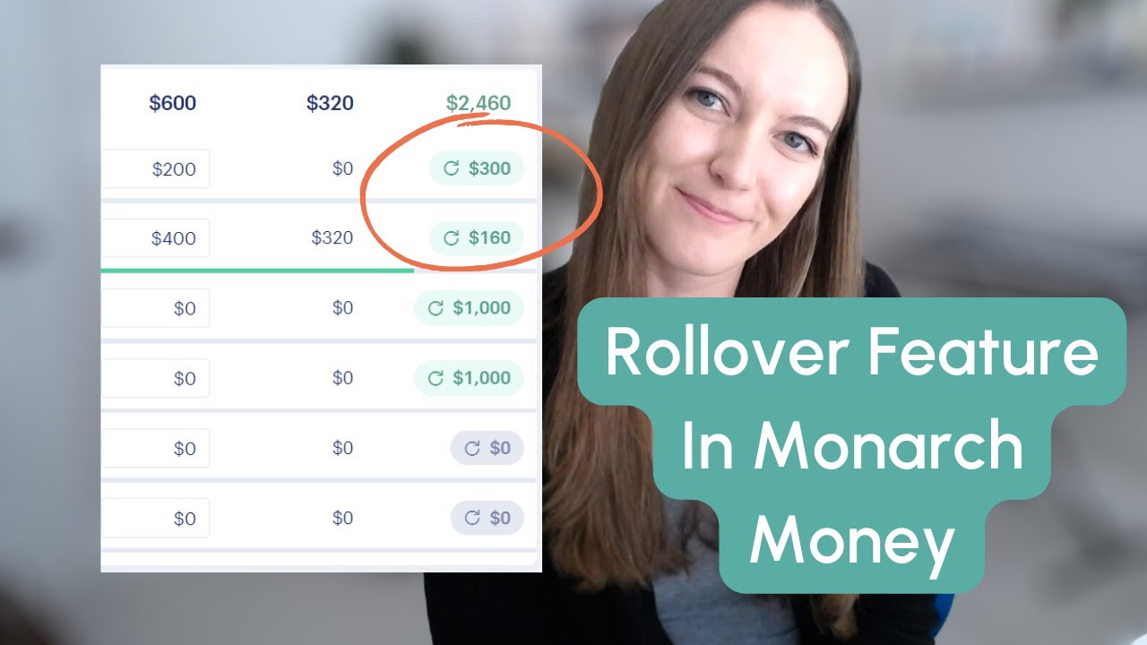 Функция переноса в Monarch Money (как справляться с крупными единовременными расходами)