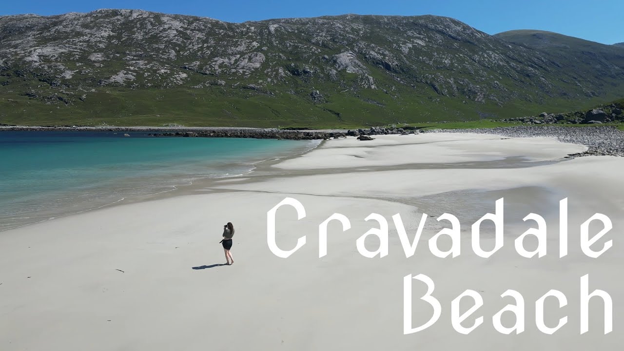 Beauty of solitude: Cravadale Beach - Isle of Harris - Scotland | 4K | DJI Mini 3 Pro