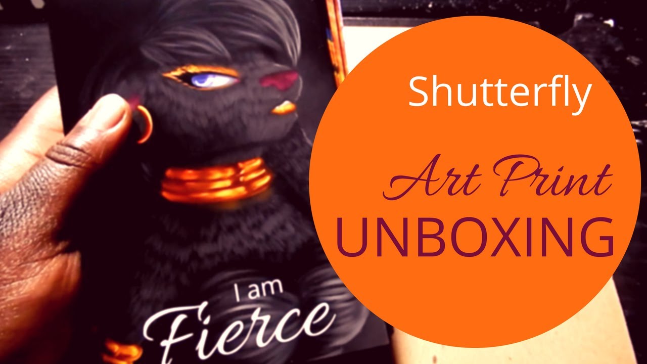 Shutterfly Art Print Unboxing! - Matte vs. Glossy?