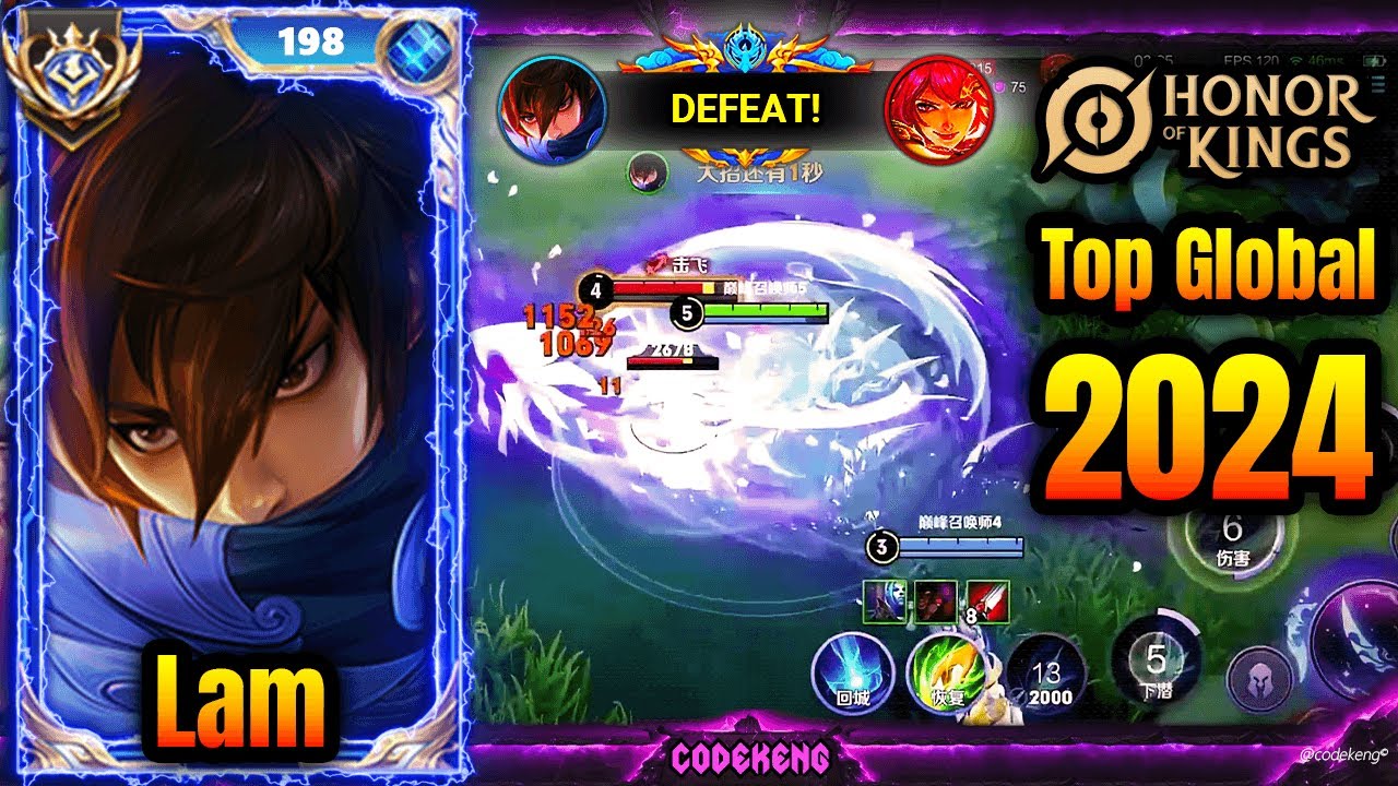 Lam - Top Global Gameplay 2024 | Honor of Kings Global 2024