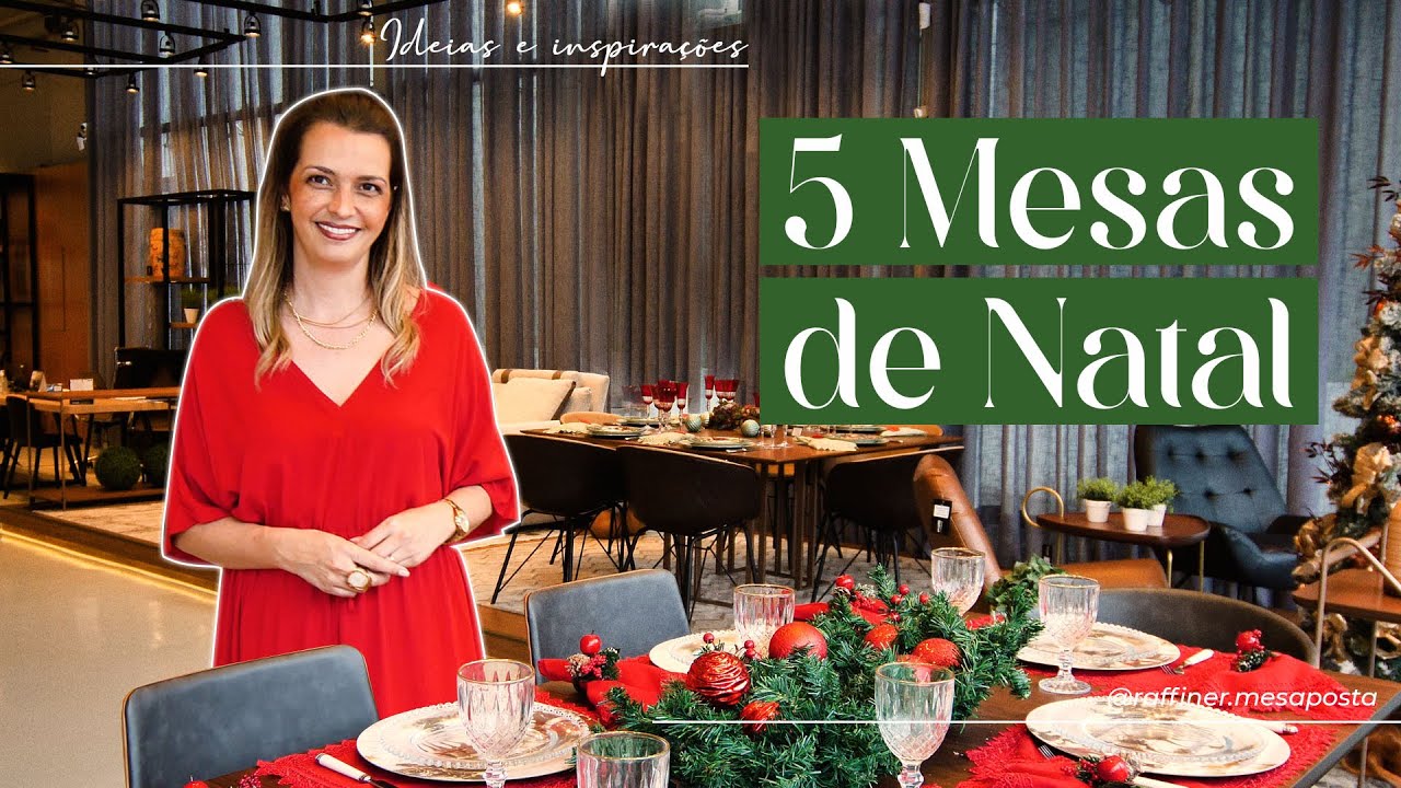 Tour pelas mesas de natal! IDEIAS INCR&Iacute;VEIS