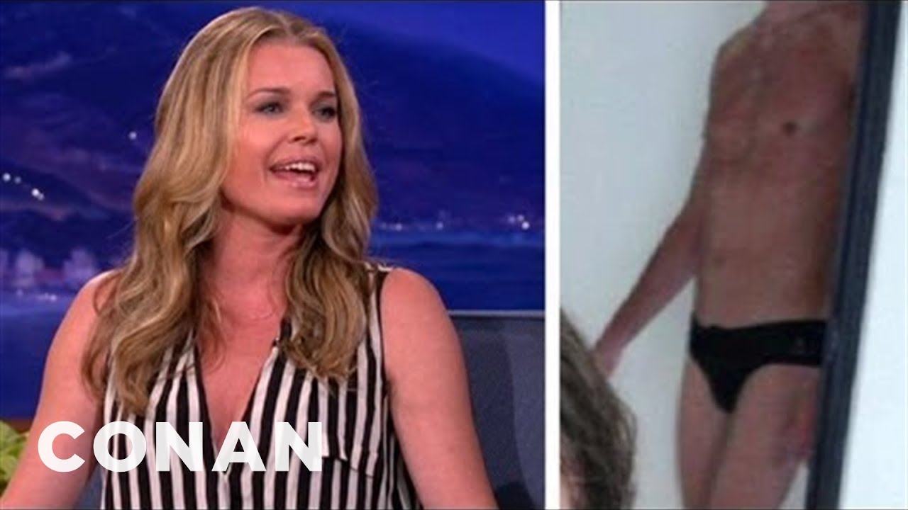 Rebecca Romijn Tweeted A Speedo-Clad Jerry O'Connell | CONAN on TBS