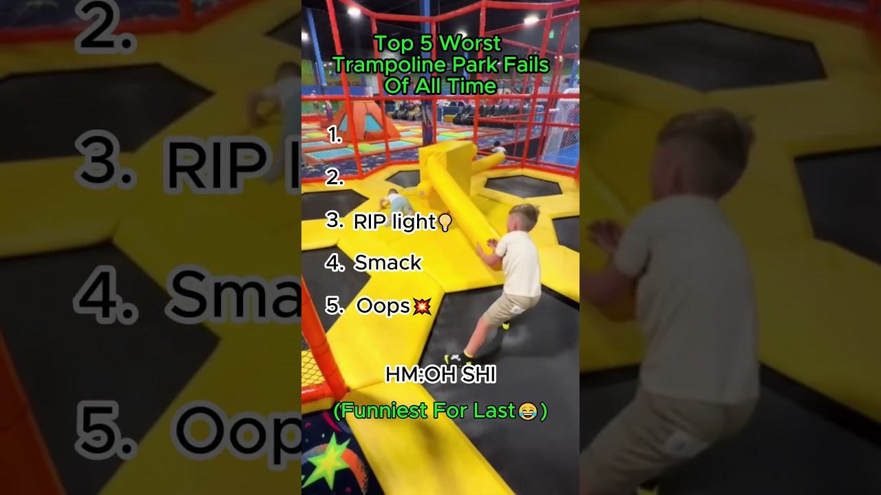 Ranking The Top 5 Worst Trampoline Park Fails Of All Time