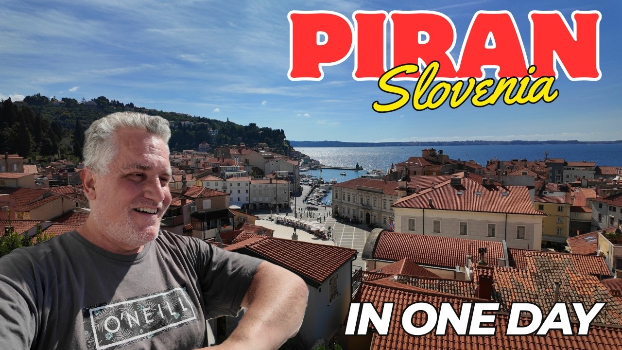 One Day in Piran, Slovenia - Coastal Town, Seafood, Tour, City Walls and more!
