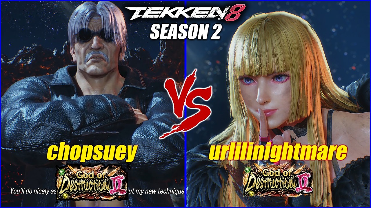 TEKKEN 8 • Heihachi (chopsuey) vs Lili (urlilinightmare) • Gameplay [ SEASON 2 ] Online Rank Match