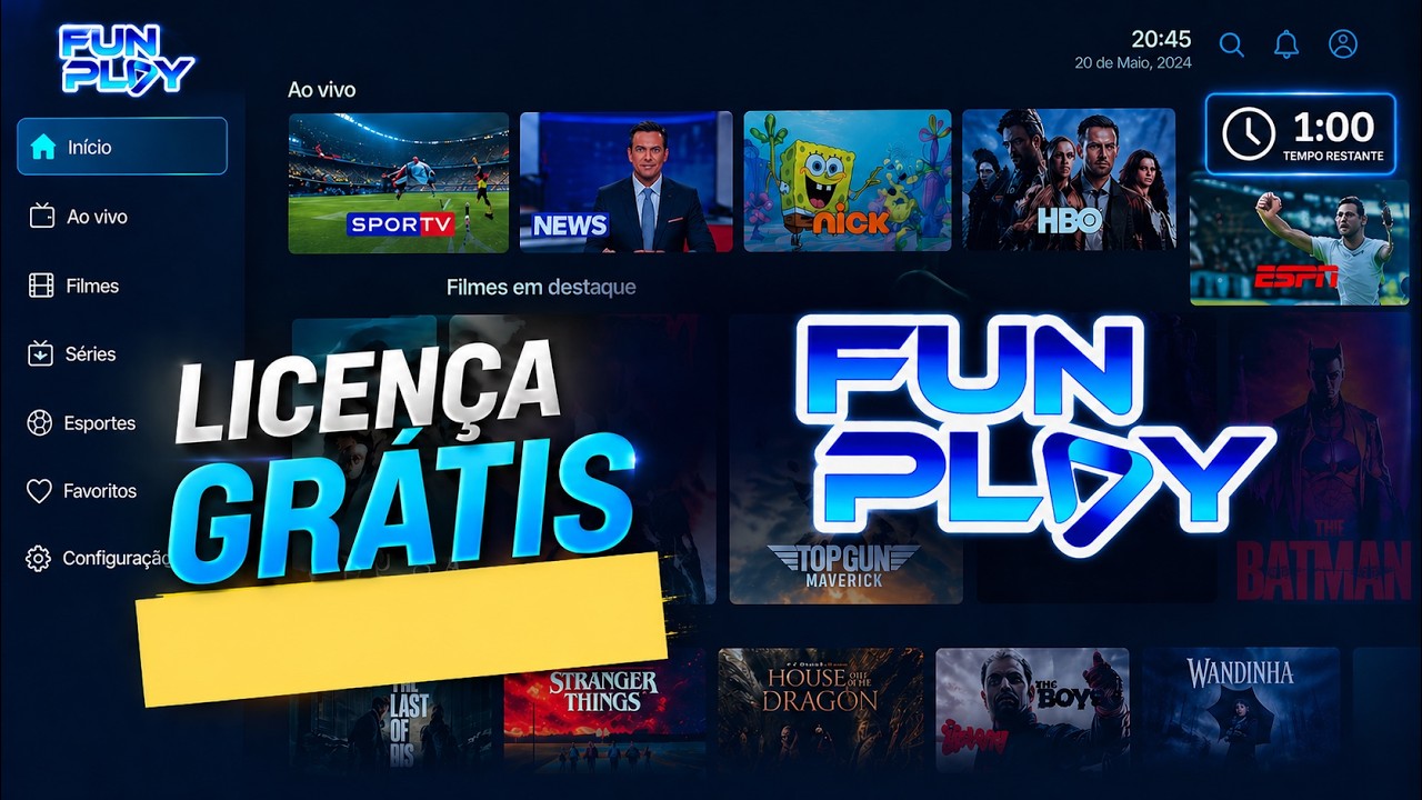 CONHE&Ccedil;A O FUN PLAY EM 1 MINUTO  | Samsung, LG e Roku TV