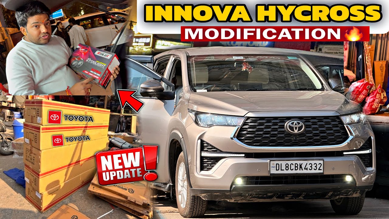 Hycross Modification With New Accessories🔥| Innova Hycross Modified🤩