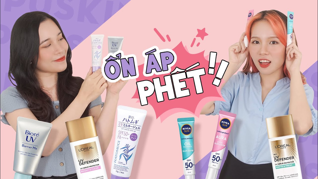 Phát hiện KEM CHỐNG NẮNG bình dân cực ổn áp 😱 L’oreal, Nivea, Bioré, Hatomugi