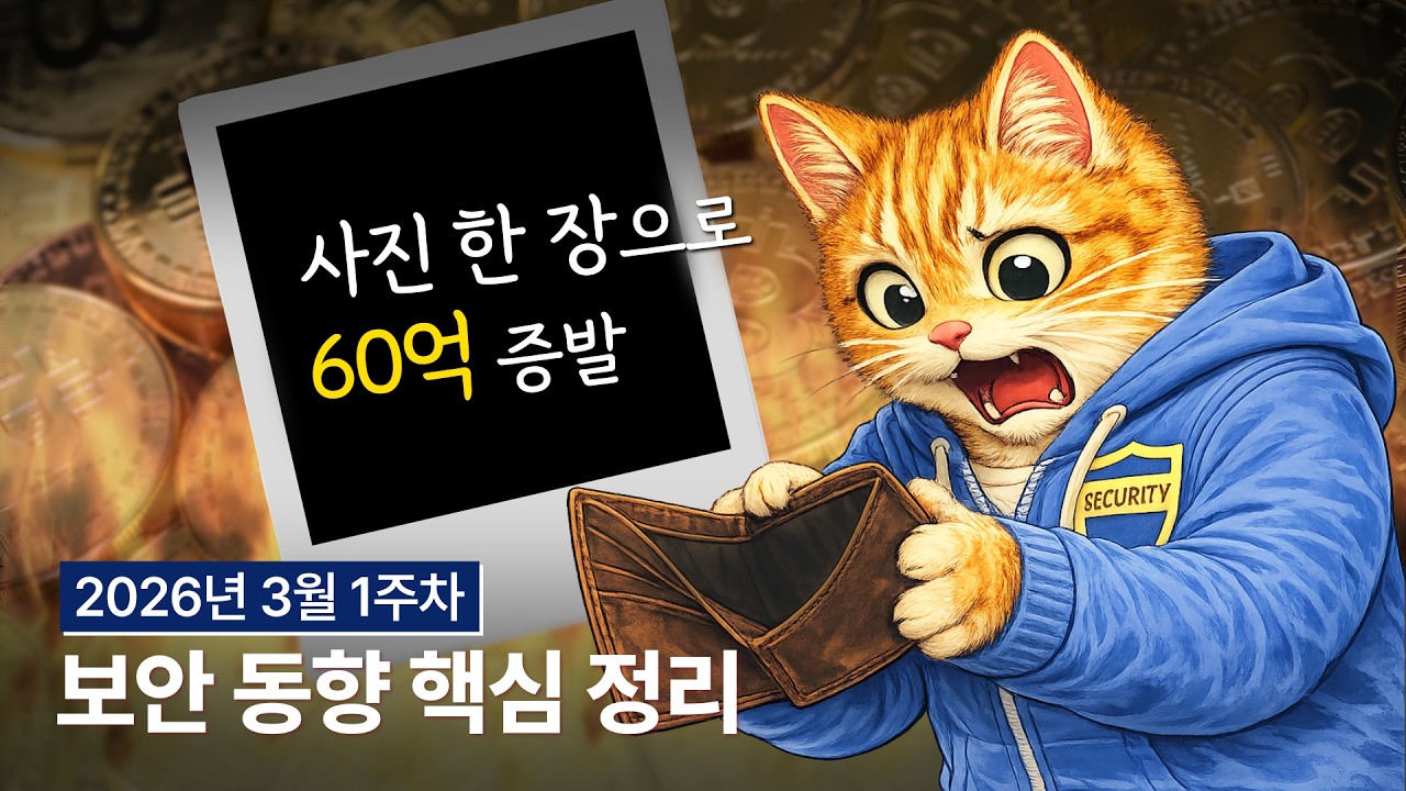 사진 한 장 때문에 60억 원이 사라졌다｜이번 주 보안 동향 핵심