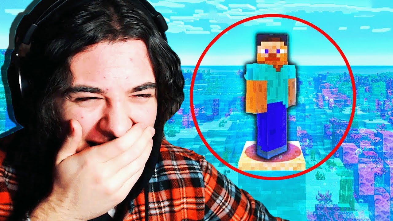Minecraft, მაგრამ ყველგან წყალია