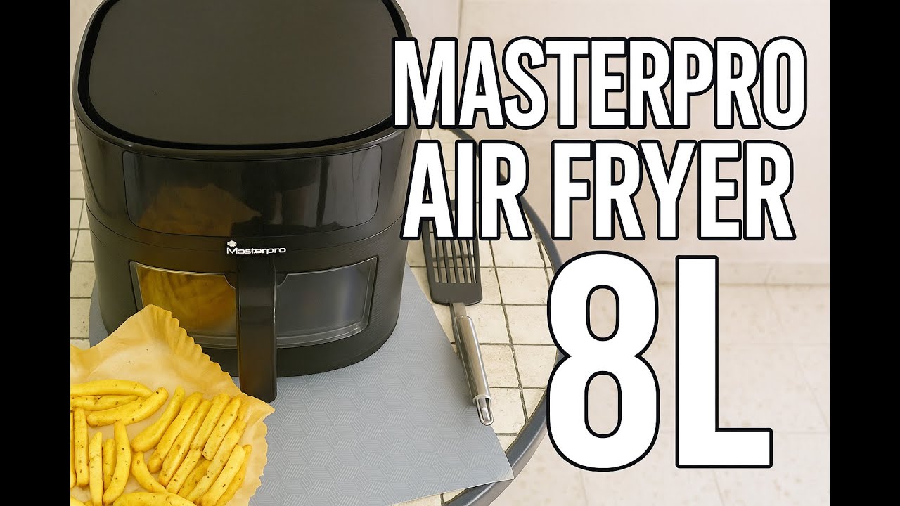 MasterPro Air Fryer 8L Review Fries & Meat Cook Test (No Oil Needed!)