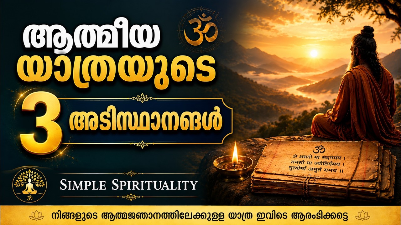 Three Fundamentals of Enlightenment - Malayalam