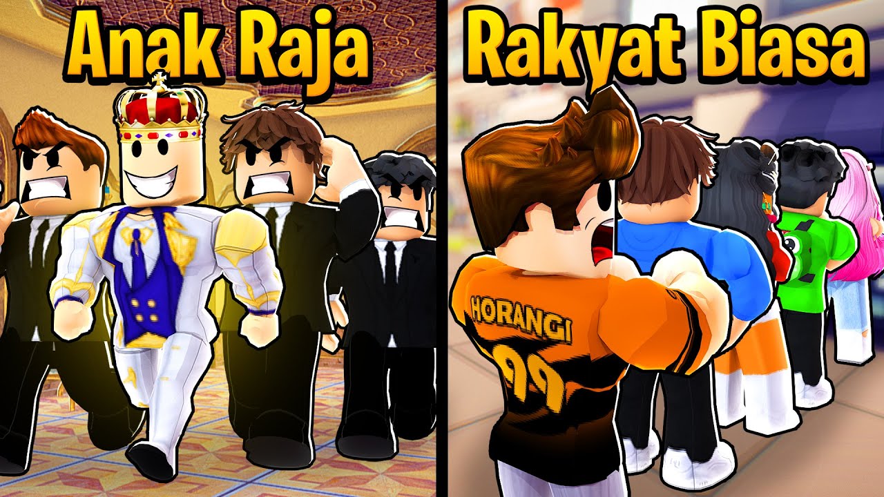 Anak Raja 🤴 VS Rakyat Biasa 😄!!! (Roblox Malaysia)