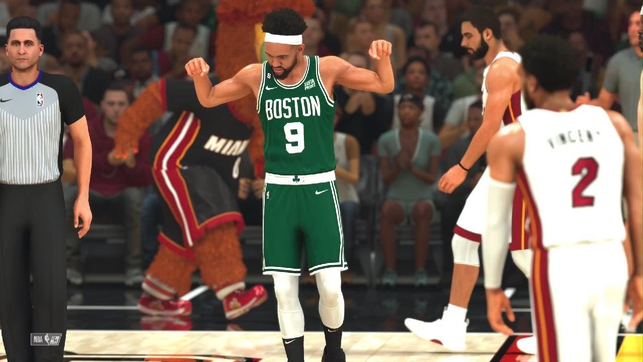 NBA 2K23 Boston Celtics vs Miami Heat 2022-23 season