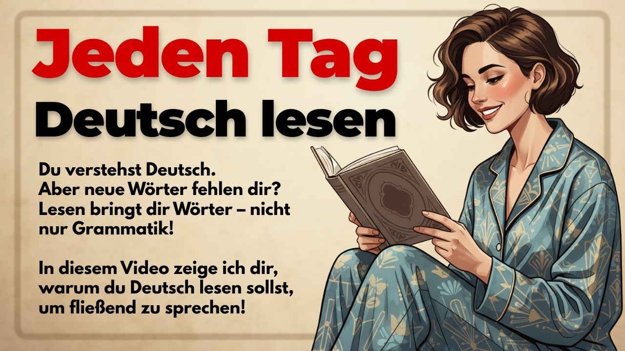 Deutsch lernen durch Lesen | Sprich fließend Deutsch mit diesem Trick