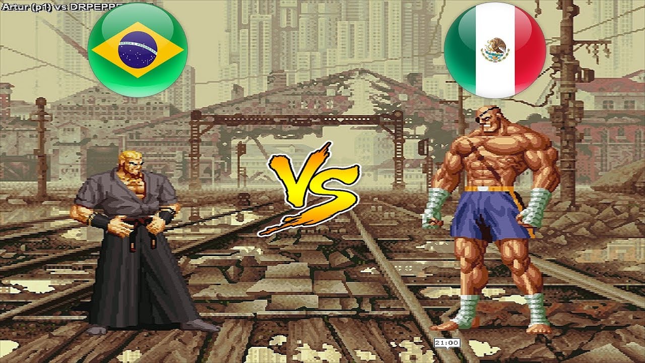 SNK vs. Capcom - SVC Chaos Plus - Artur vs DRPEPPER